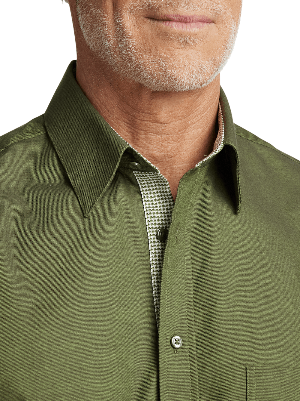 Alternate Image of Cotton Solid Casual Shirt-2