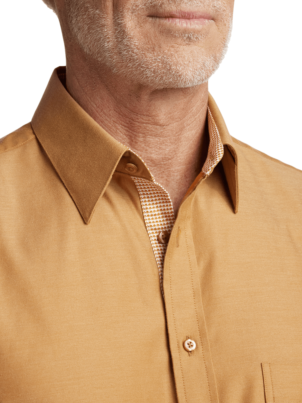 Alternate Image of Cotton Solid Casual Shirt-2
