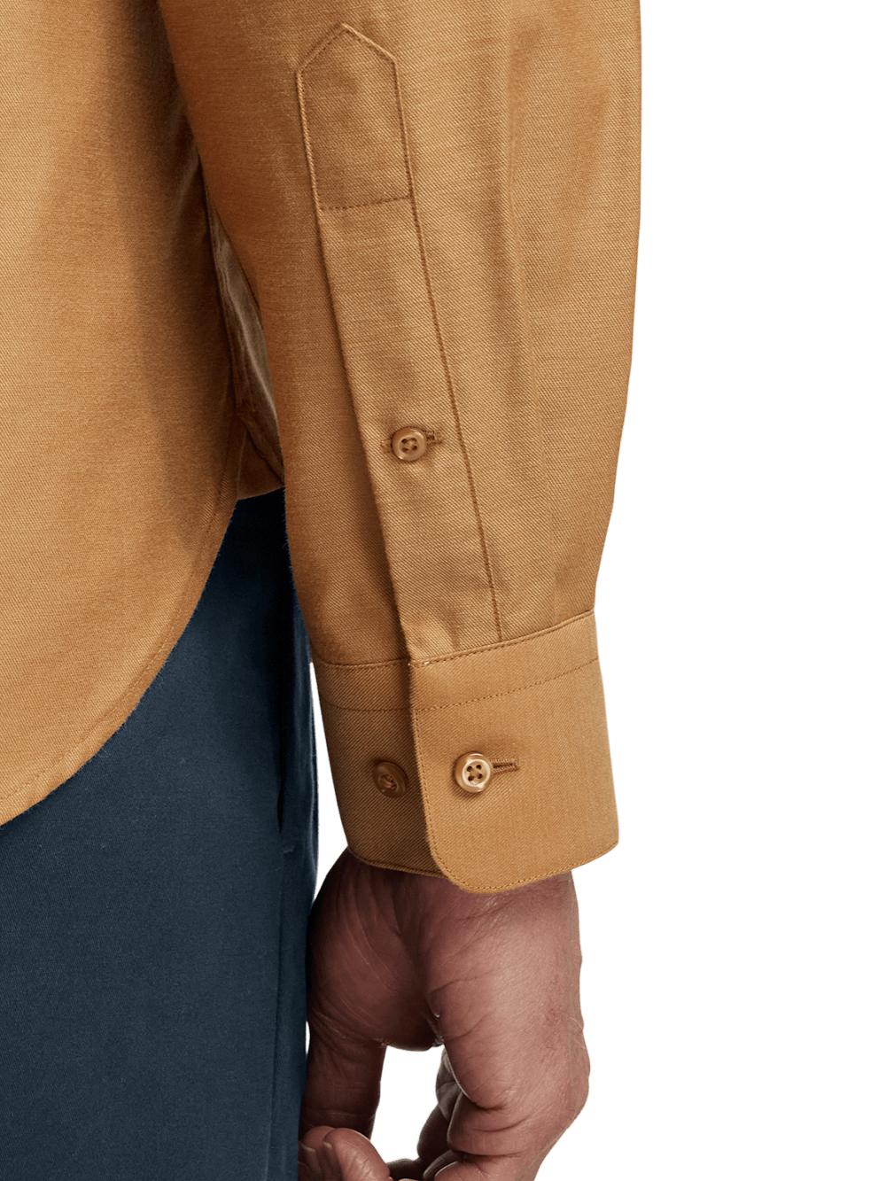 Alternate Image of Cotton Solid Casual Shirt-3