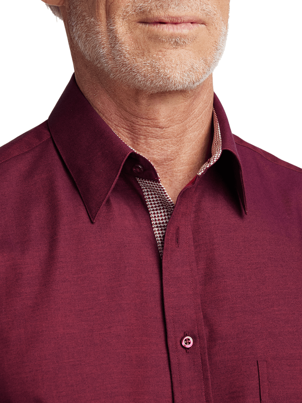 Alternate Image of Cotton Solid Casual Shirt-2