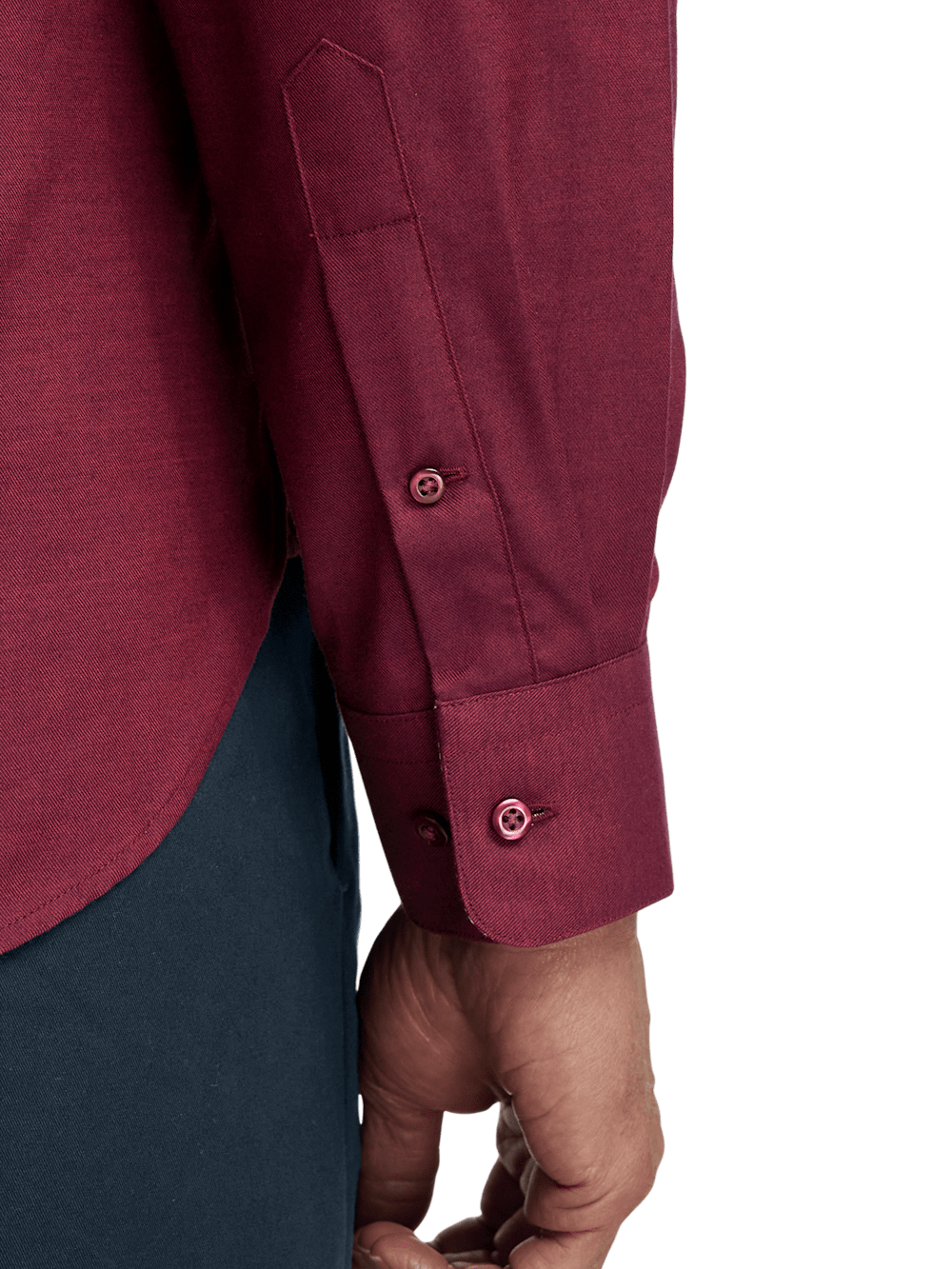Alternate Image of Cotton Solid Casual Shirt-3