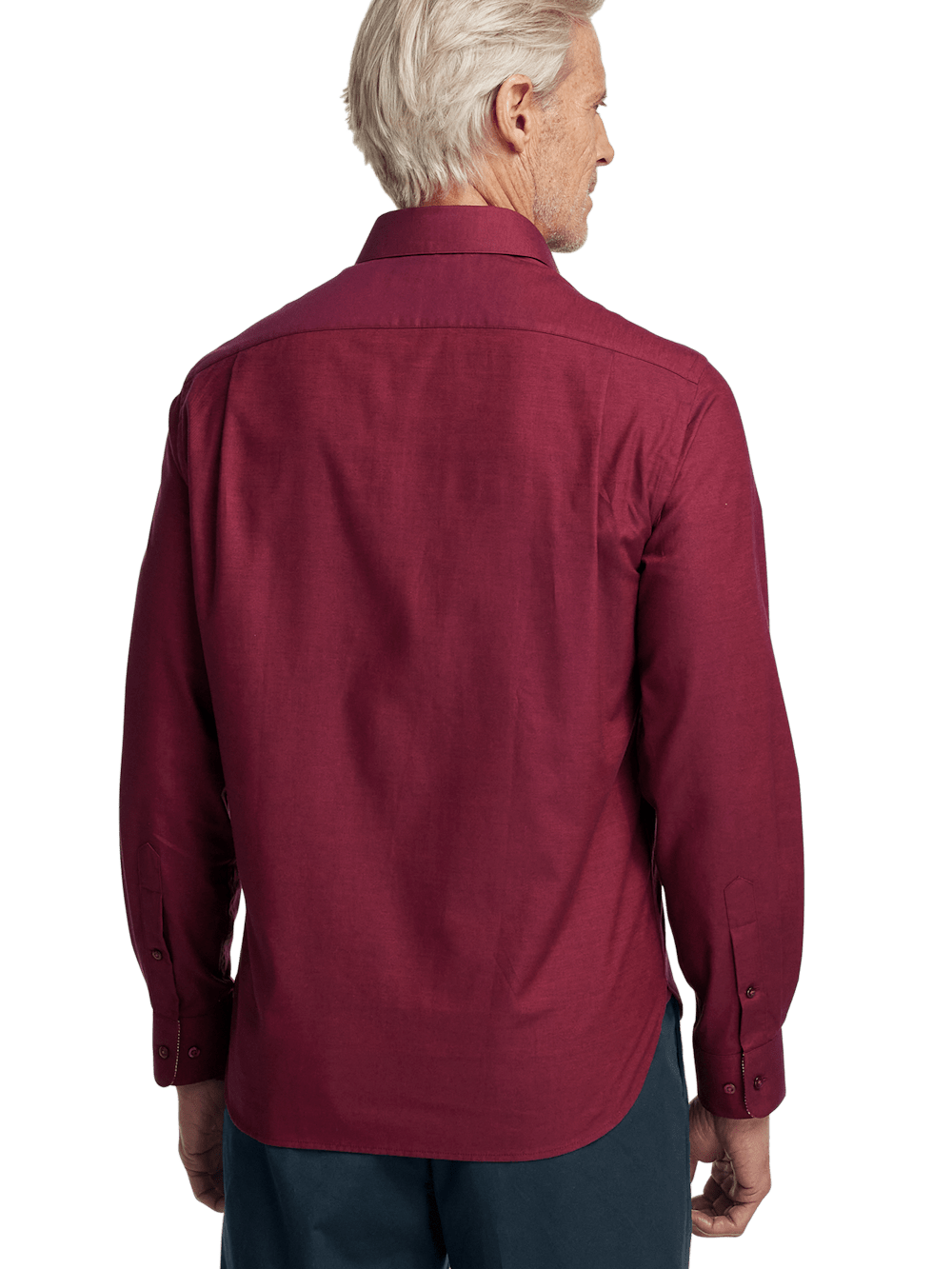 Alternate Image of Cotton Solid Casual Shirt-4
