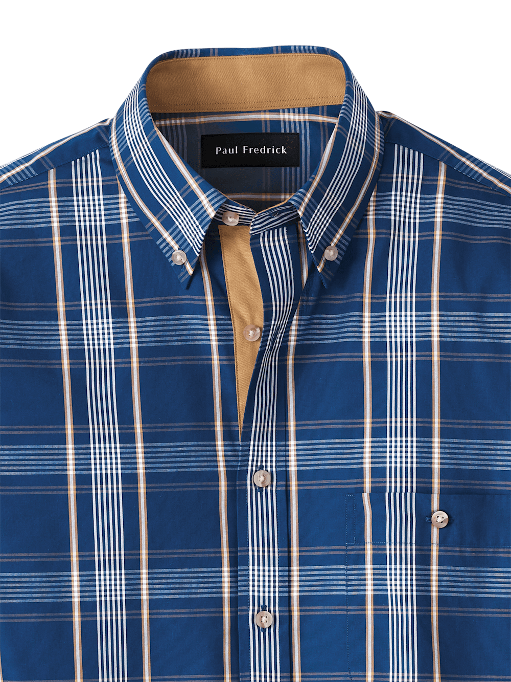 Alternate Image of Cotton Plaid Casual Shirt-5