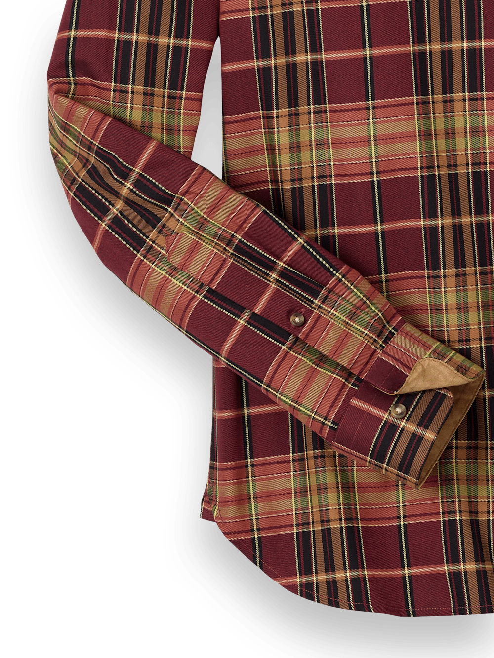 Alternate Image of Cotton Plaid Casual Shirt-6