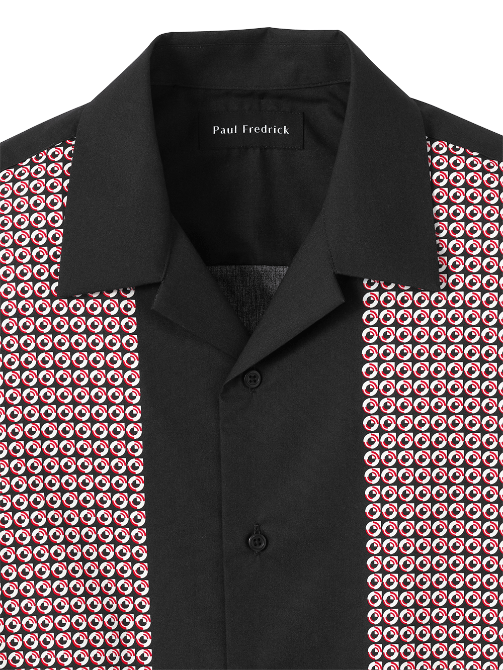 Alternate Image of Cotton Geometric Print Casual Shirt-2