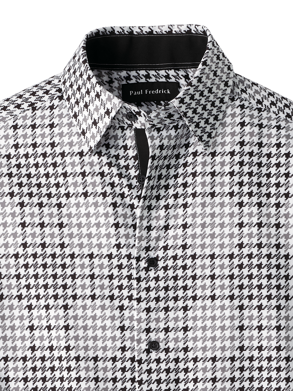 Alternate Image of Performance Stretch Houndstooth Casual Shirt-5