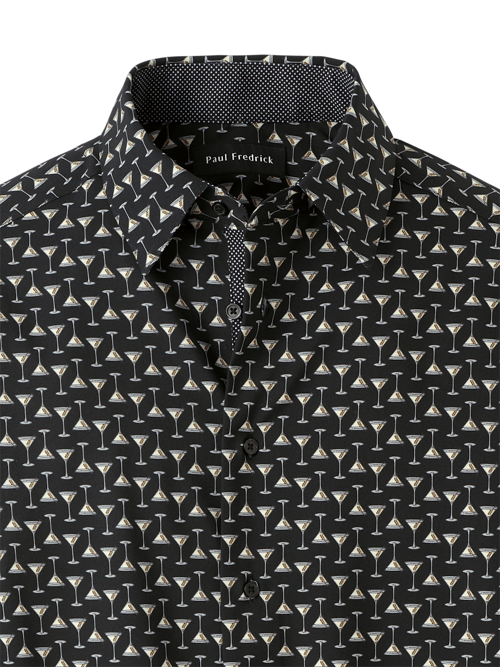 Alternate Image of Performance Stretch Martini Glasses Casual Shirt-5