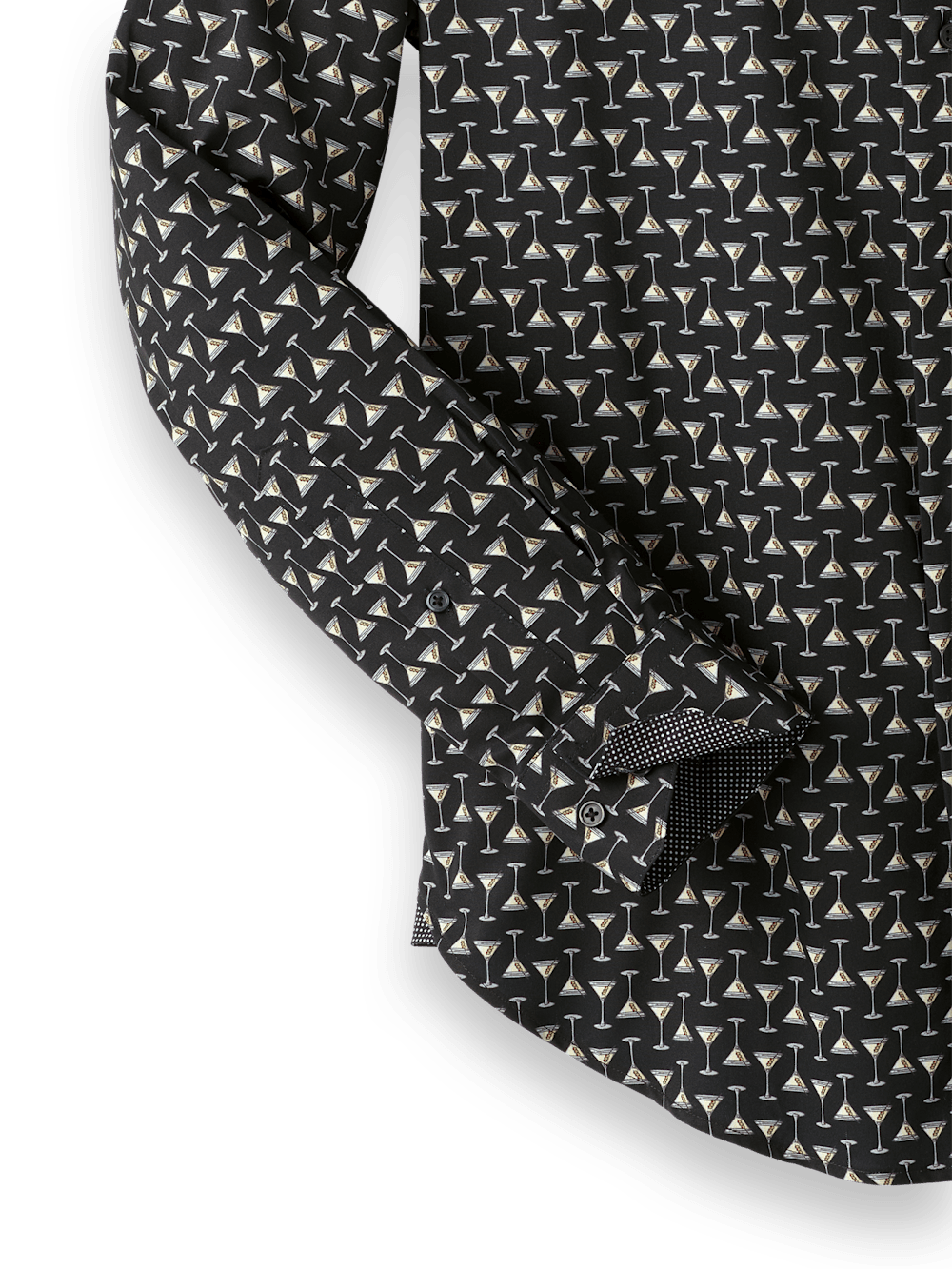 Alternate Image of Performance Stretch Martini Glasses Casual Shirt-6