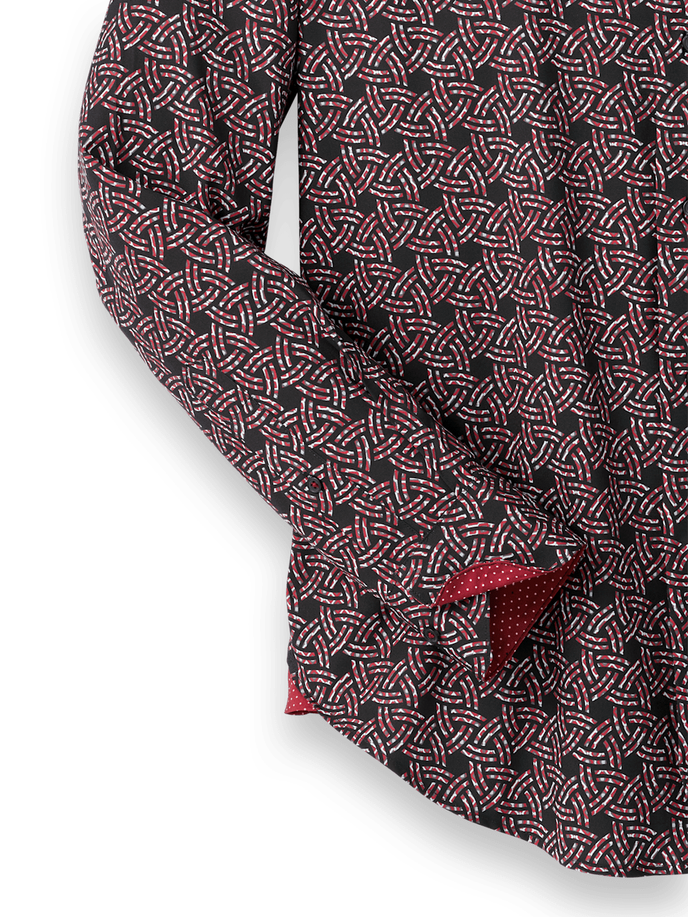 Alternate Image of Performance Stretch Geometric Casual Shirt-6