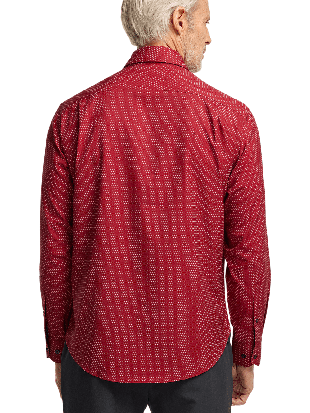 Alternate Image of Performance Stretch Dot Casual Shirt-4