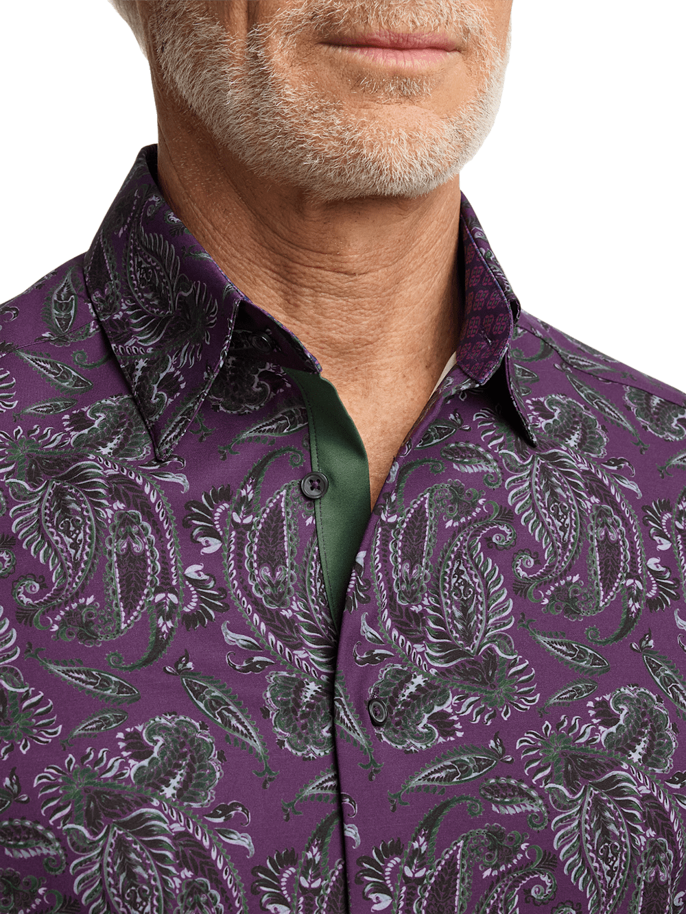 Alternate Image of Performance Stretch Paisley Casual Shirt-2