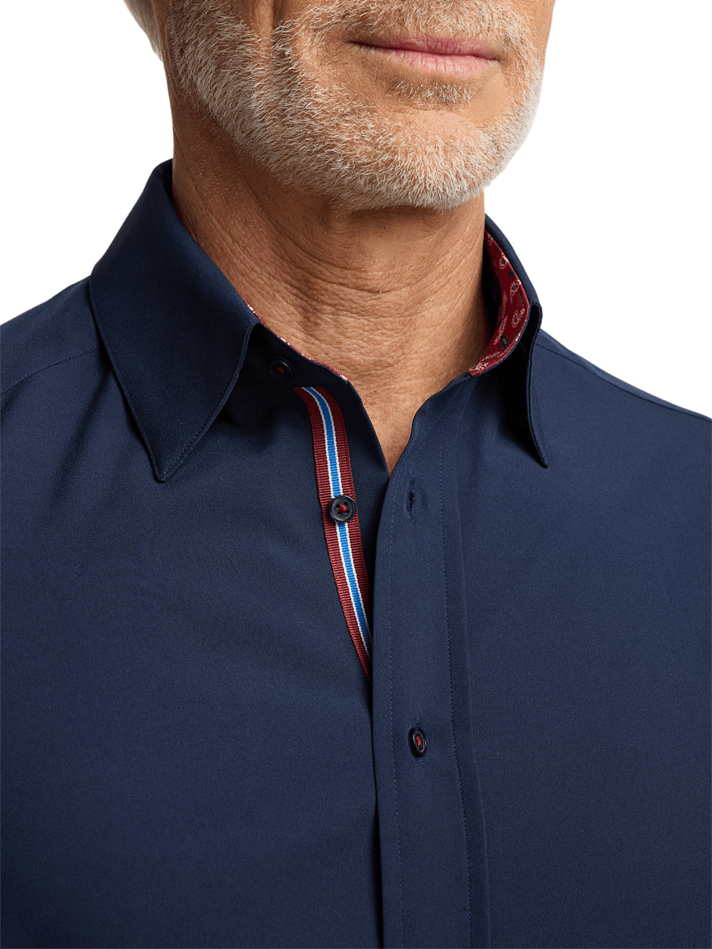 Alternate Image of Performance Stretch Solid Casual Shirt-2