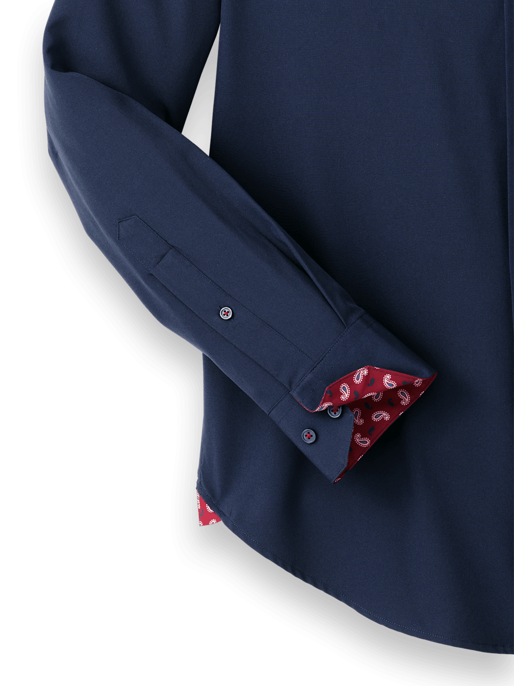 Alternate Image of Performance Stretch Solid Casual Shirt-6