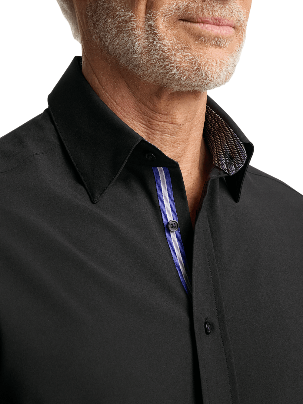 Alternate Image of Performance Stretch Solid Casual Shirt-2