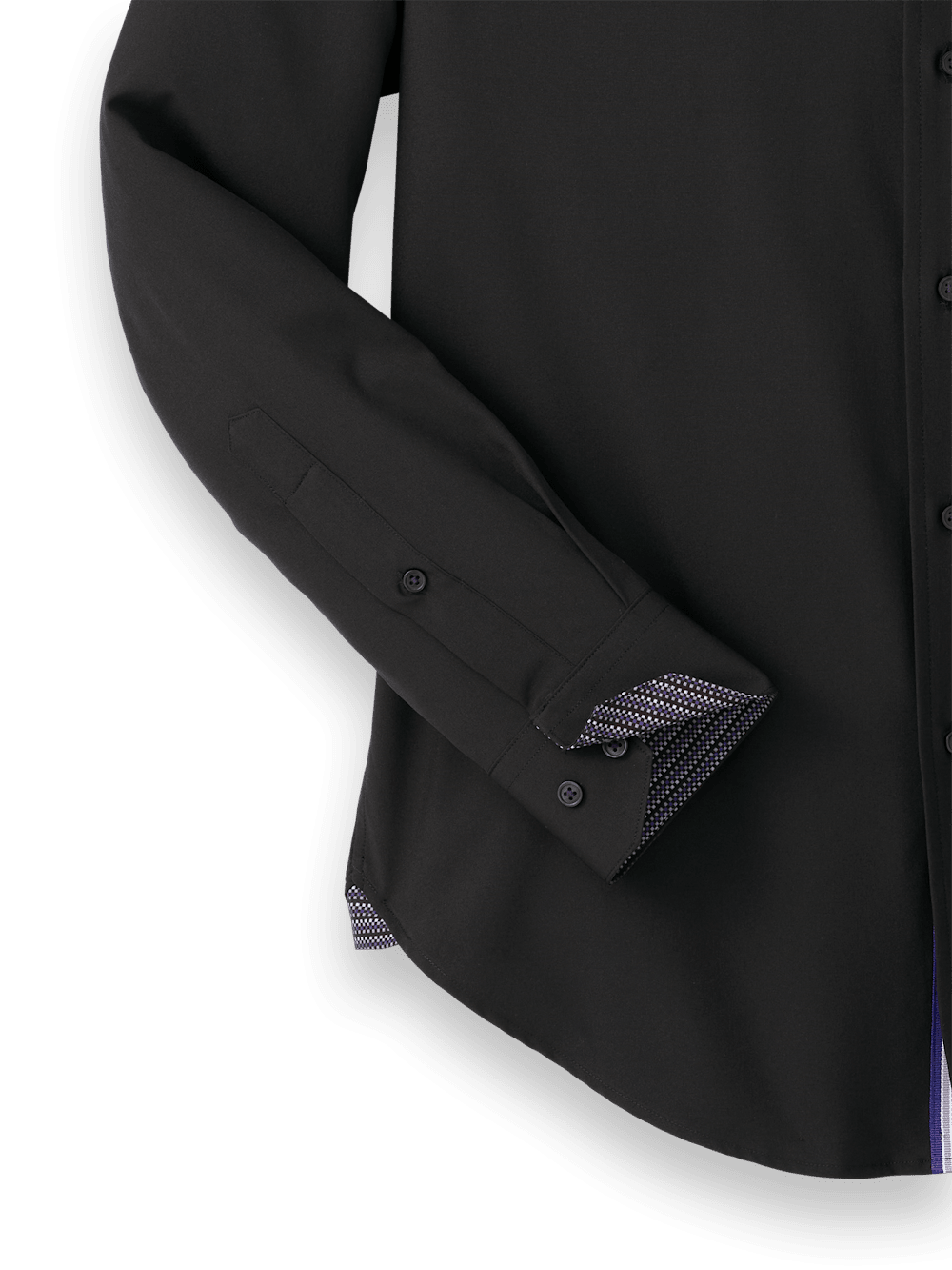 Alternate Image of Performance Stretch Solid Casual Shirt-6