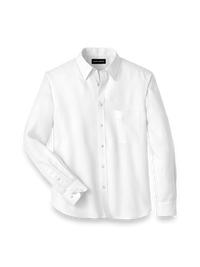 Linen Solid Casual Shirt - White