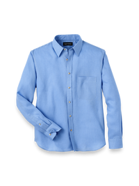 Linen Solid Casual Shirt - Light Blue