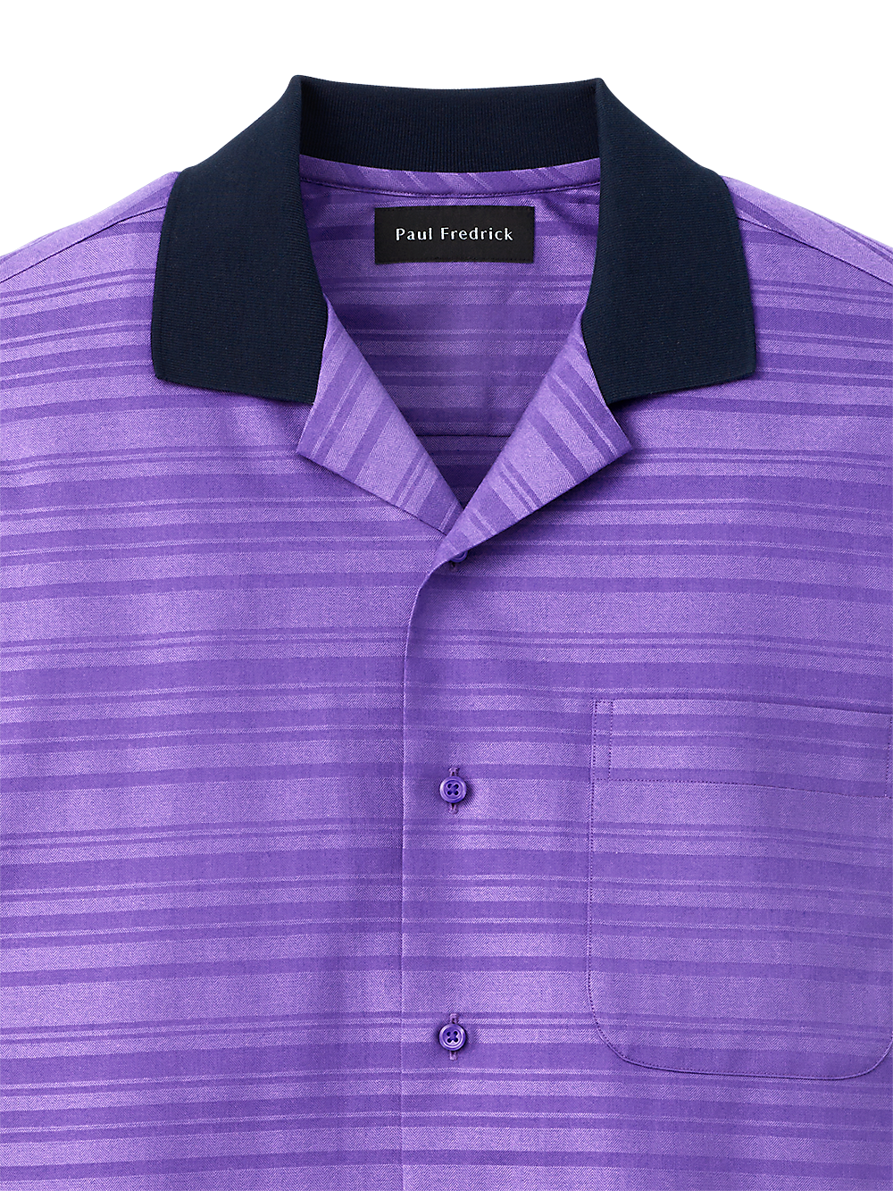 Alternate Image of Knit Collar Casual Shirt-2