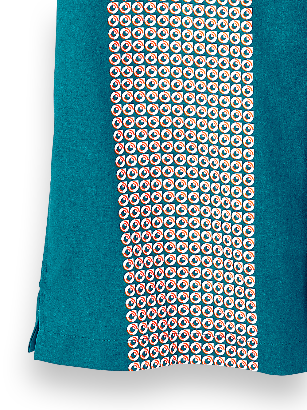 Alternate Image of Cotton Geometric Print Casual Shirt-2