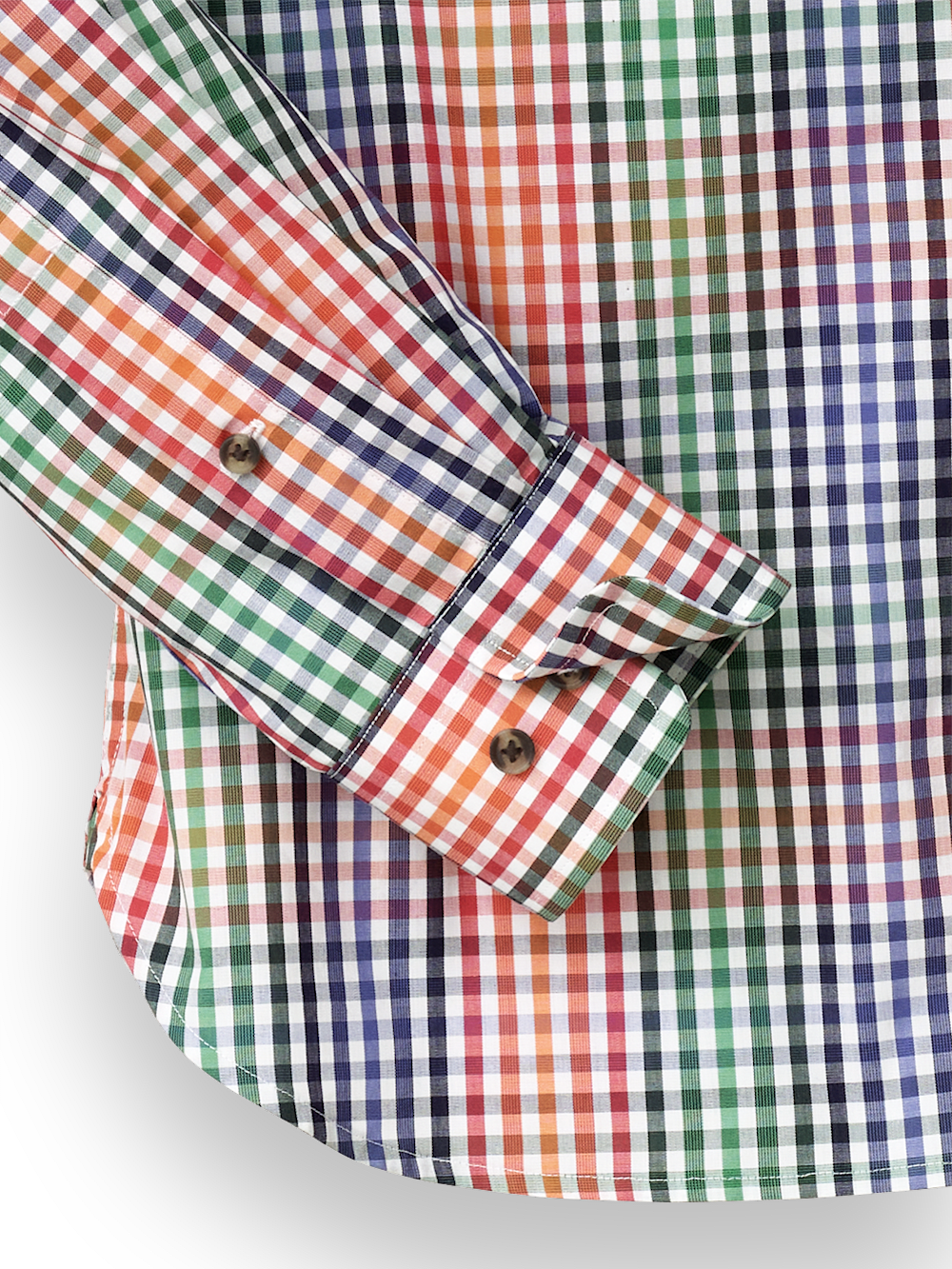 Alternate Image of Cotton Check Casual Shirt-2