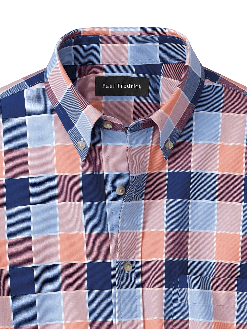 Alternate Image of Cotton Buffalo Plaid Casual Shirt-1