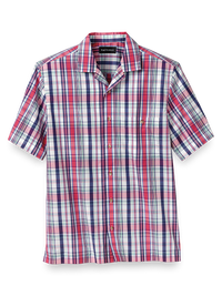 Cotton Plaid Print Casual Shirt - Multi