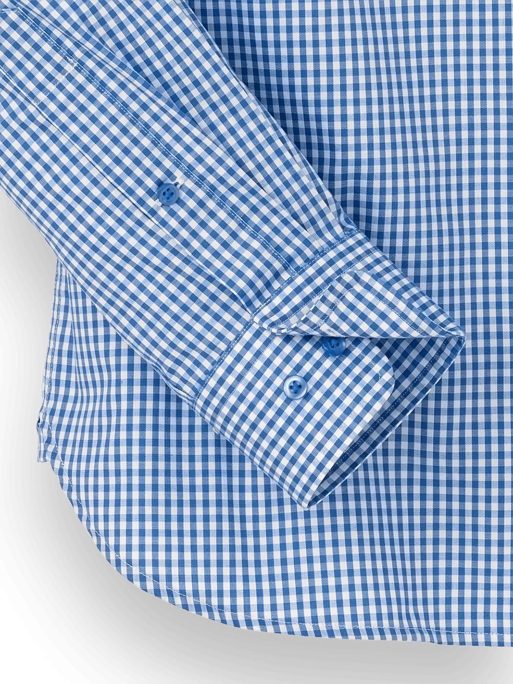 Alternate Image of Cotton Gingham Casual Shirt-2