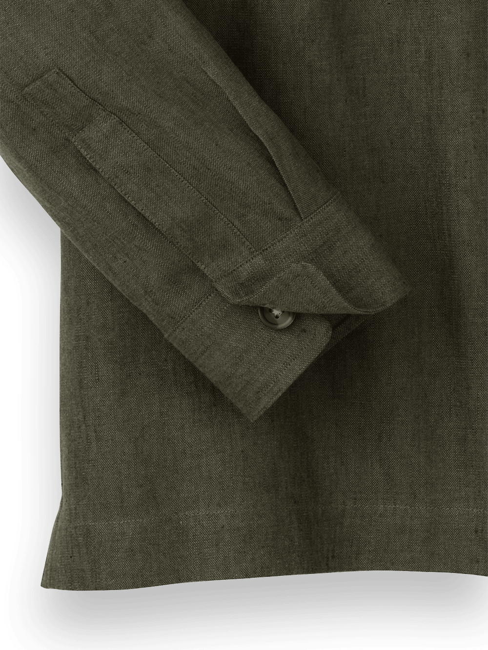 Alternate Image of Linen Blend Solid Overshirt-3