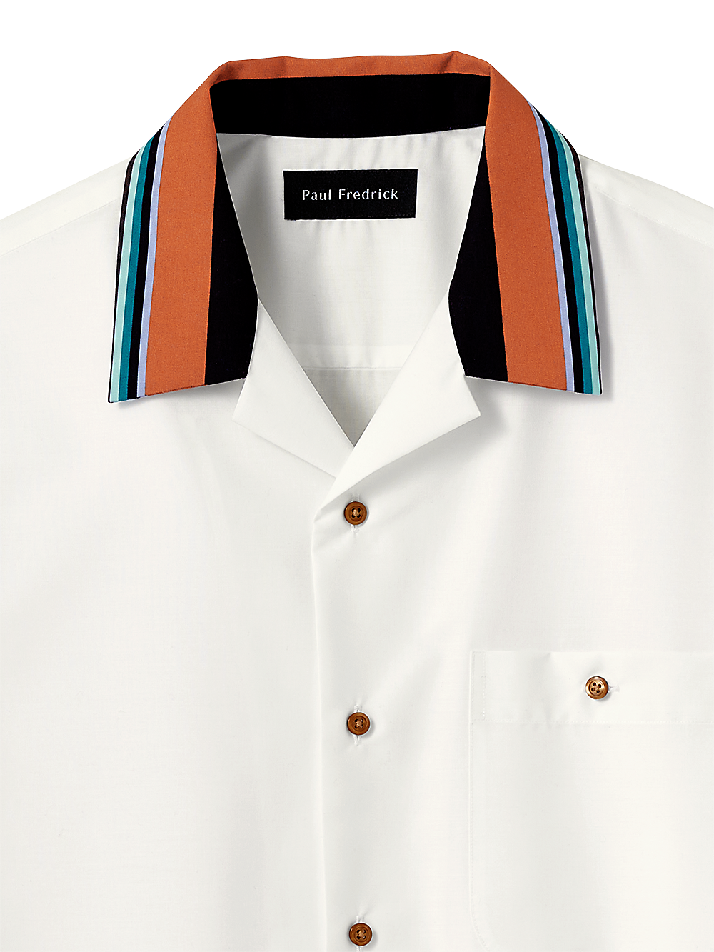 Alternate Image of Cotton Solid Print Casual Shirt-1
