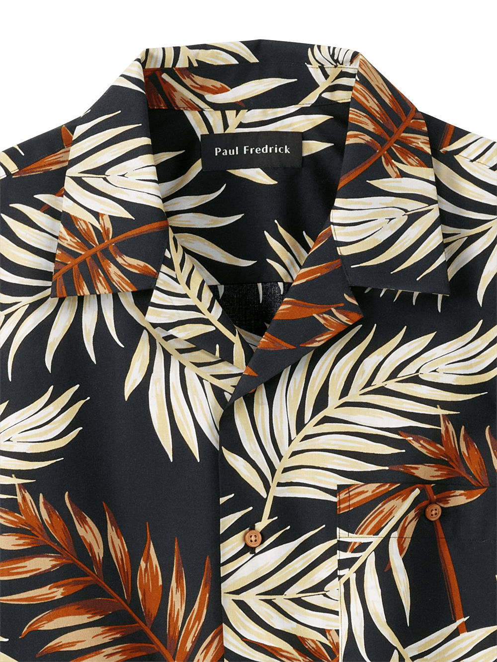 Alternate Image of Cotton Tropical Print Casual Shirt-2