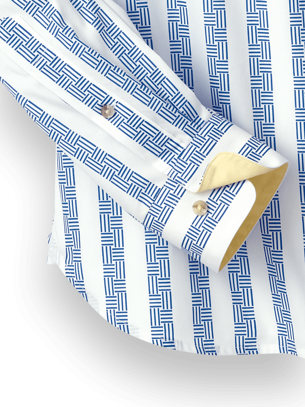 Alternate Image of Cotton Stripe Print Casual Shirt-3