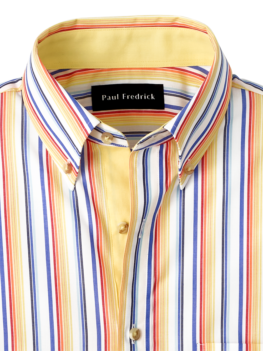 Alternate Image of Cotton Stripe Casual Shirt-1