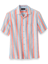 Linen Stripe Casual Shirt - Multi