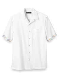 Cotton Solid Casual Shirt - White
