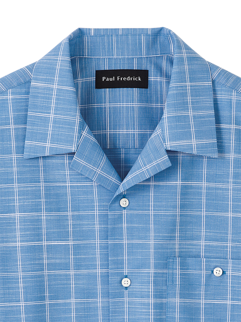 Alternate Image of Cotton Windowpane Casual Shirt-1