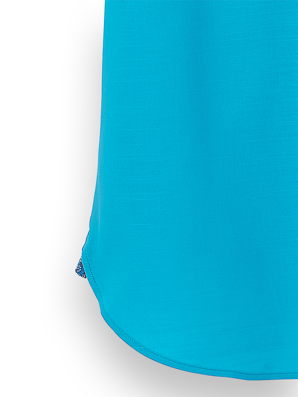 Alternate Image of Cotton Solid Casual Shirt With Contrast Trim-2