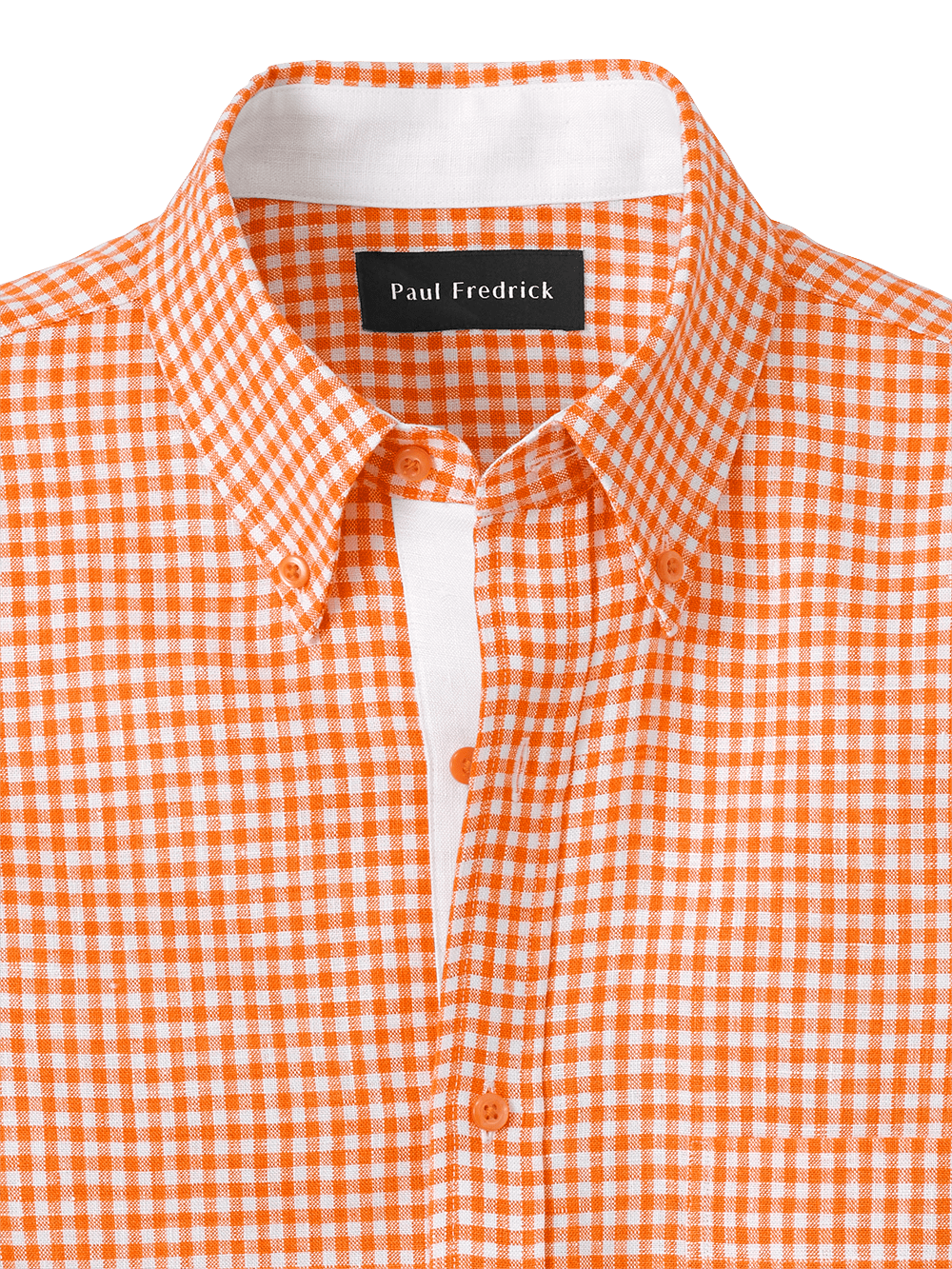 Alternate Image of Linen Gingham Check Casual Shirt-5