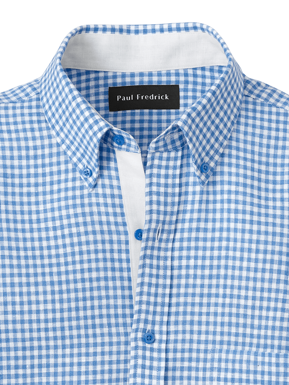 Alternate Image of Linen Gingham Check Casual Shirt-5