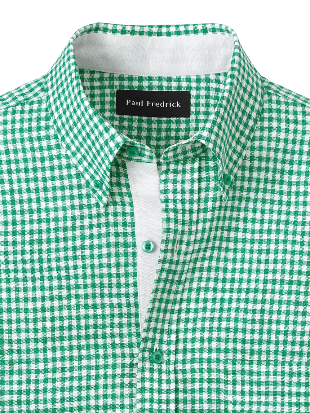 Alternate Image of Linen Gingham Check Casual Shirt-5