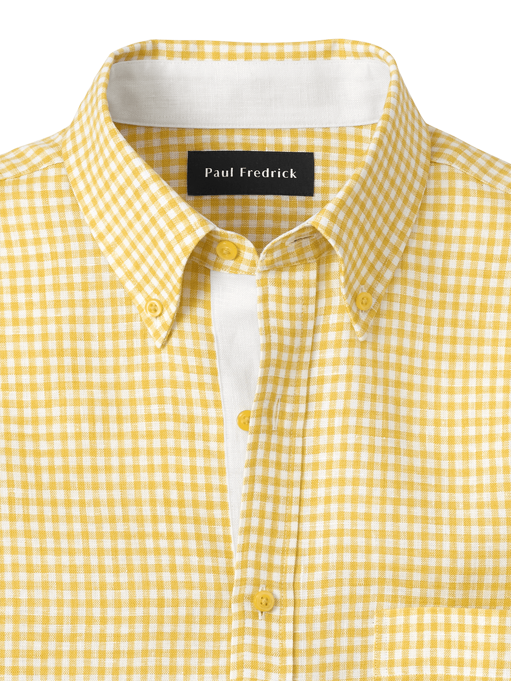 Alternate Image of Linen Gingham Check Casual Shirt-5