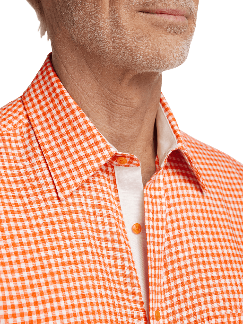 Alternate Image of Linen Gingham Check Casual Shirt-2