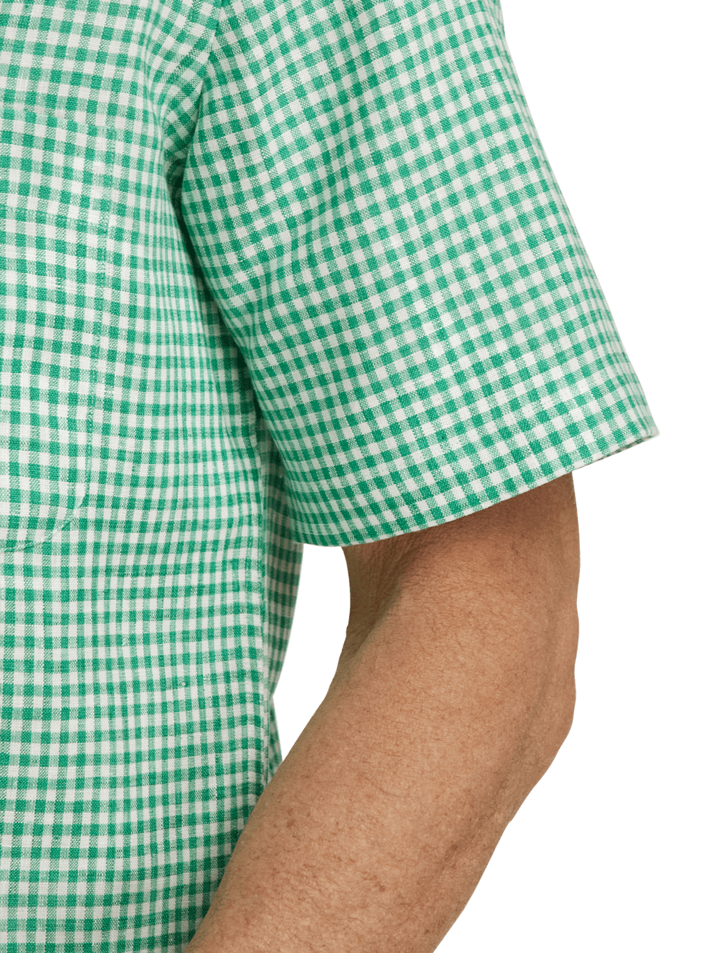 Alternate Image of Linen Gingham Check Casual Shirt-3