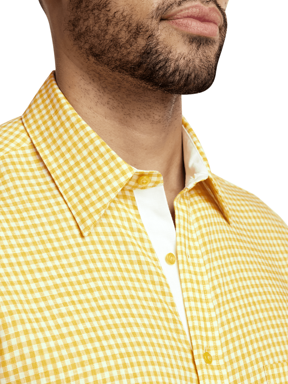 Alternate Image of Linen Gingham Check Casual Shirt-2