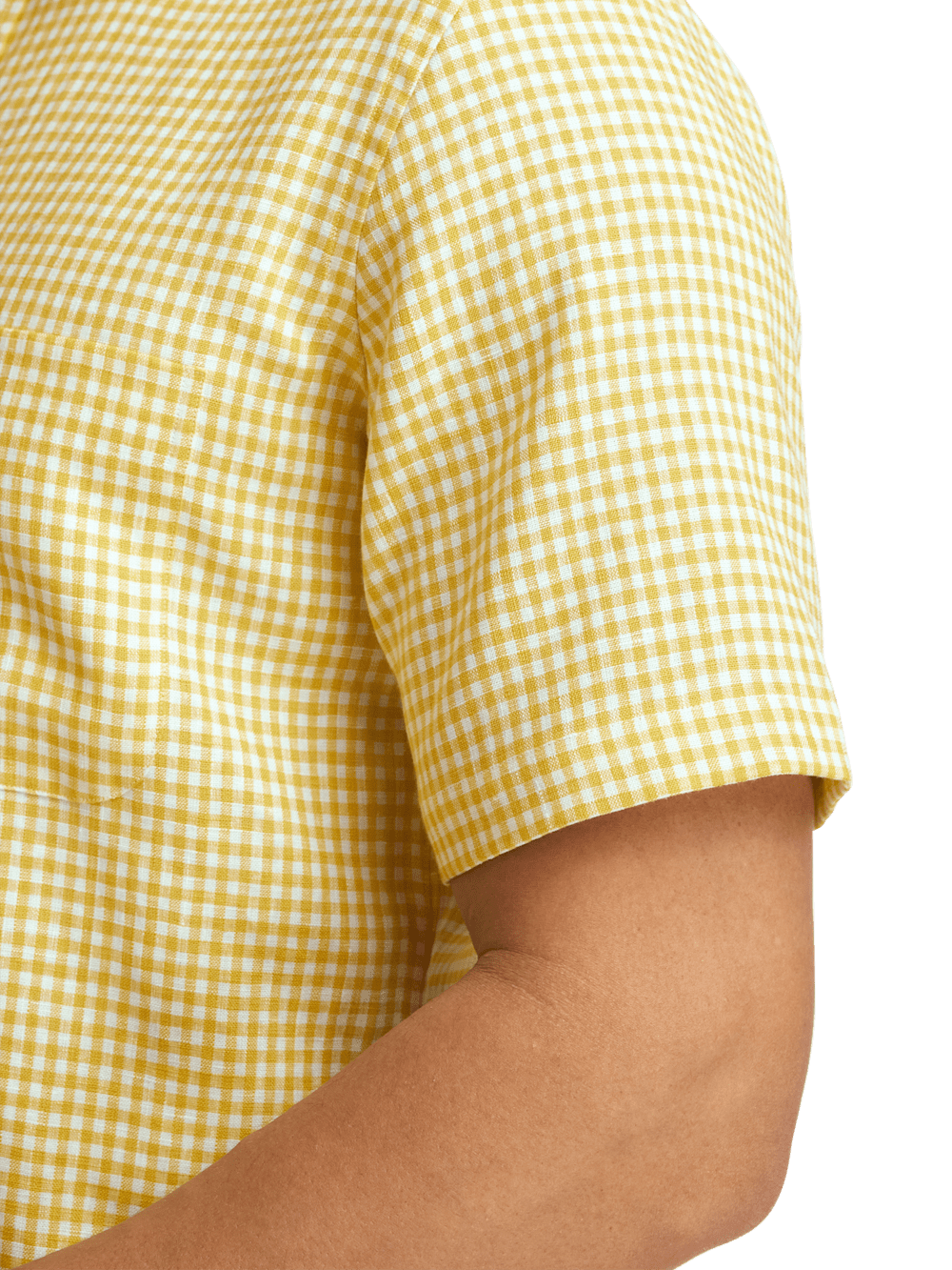 Alternate Image of Linen Gingham Check Casual Shirt-3