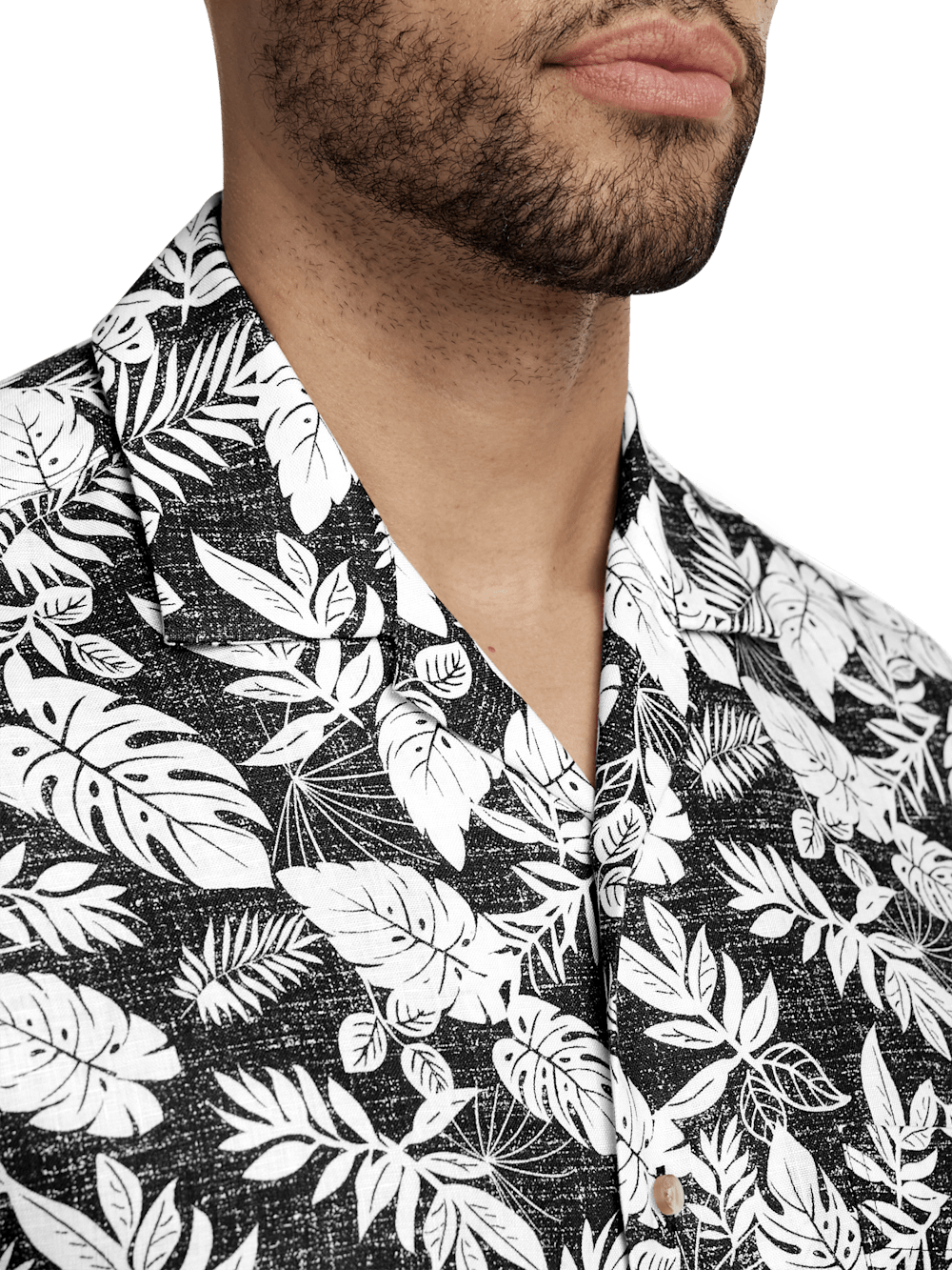 Alternate Image of Linen Botanical Print Casual Shirt-2