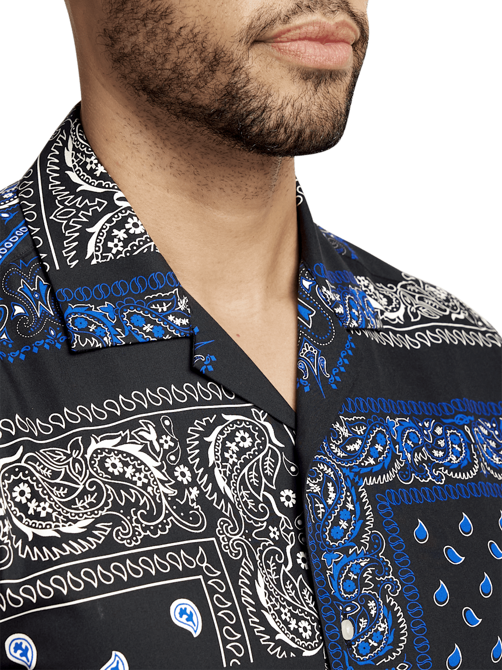 Alternate Image of Cotton Paisley Print Casual Shirt-2