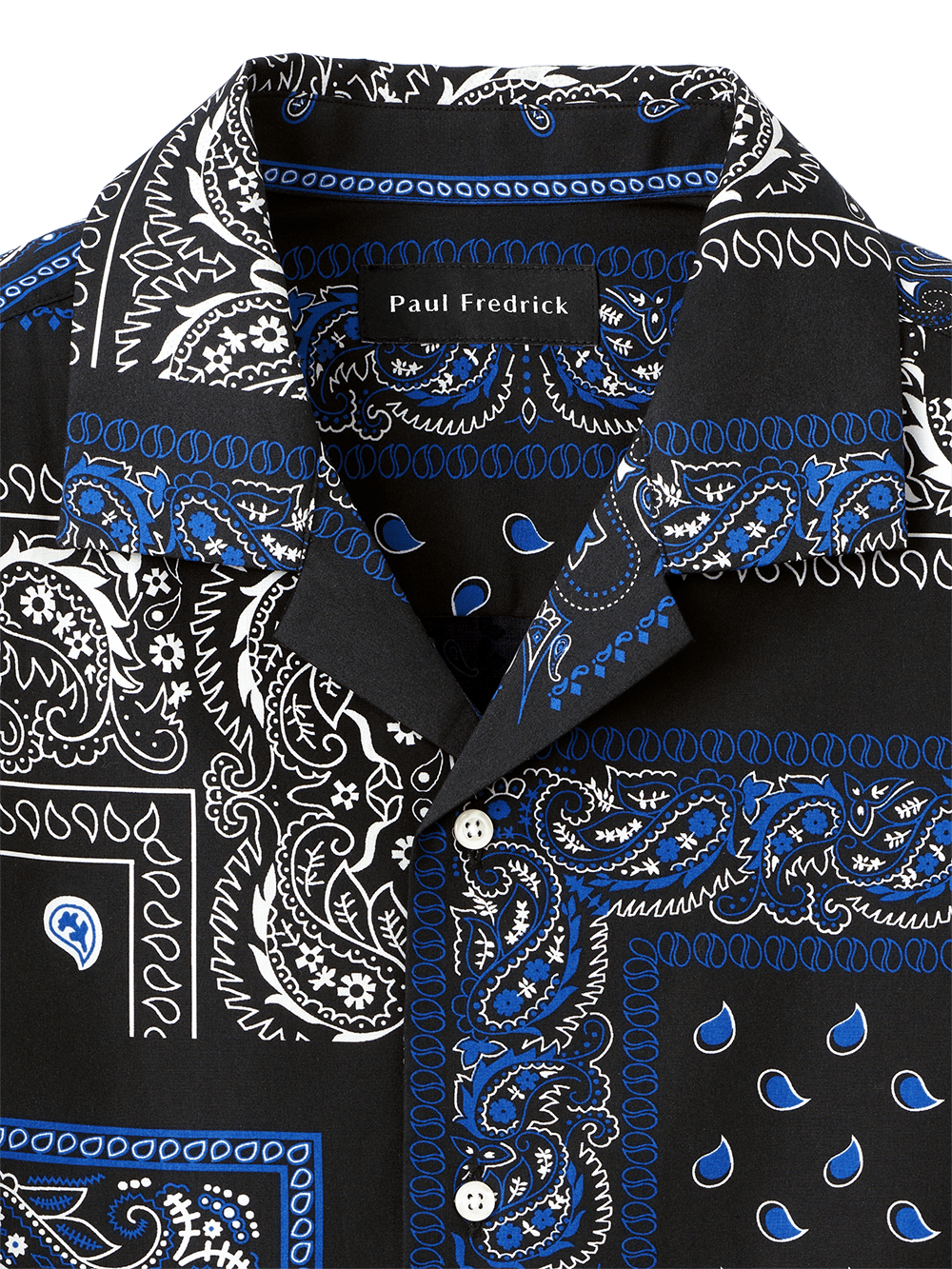 Alternate Image of Cotton Paisley Print Casual Shirt-5