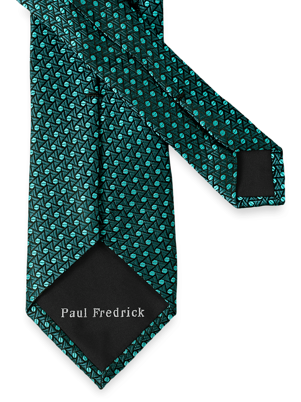 Alternate Image of Geometric Woven Silk Tie-2