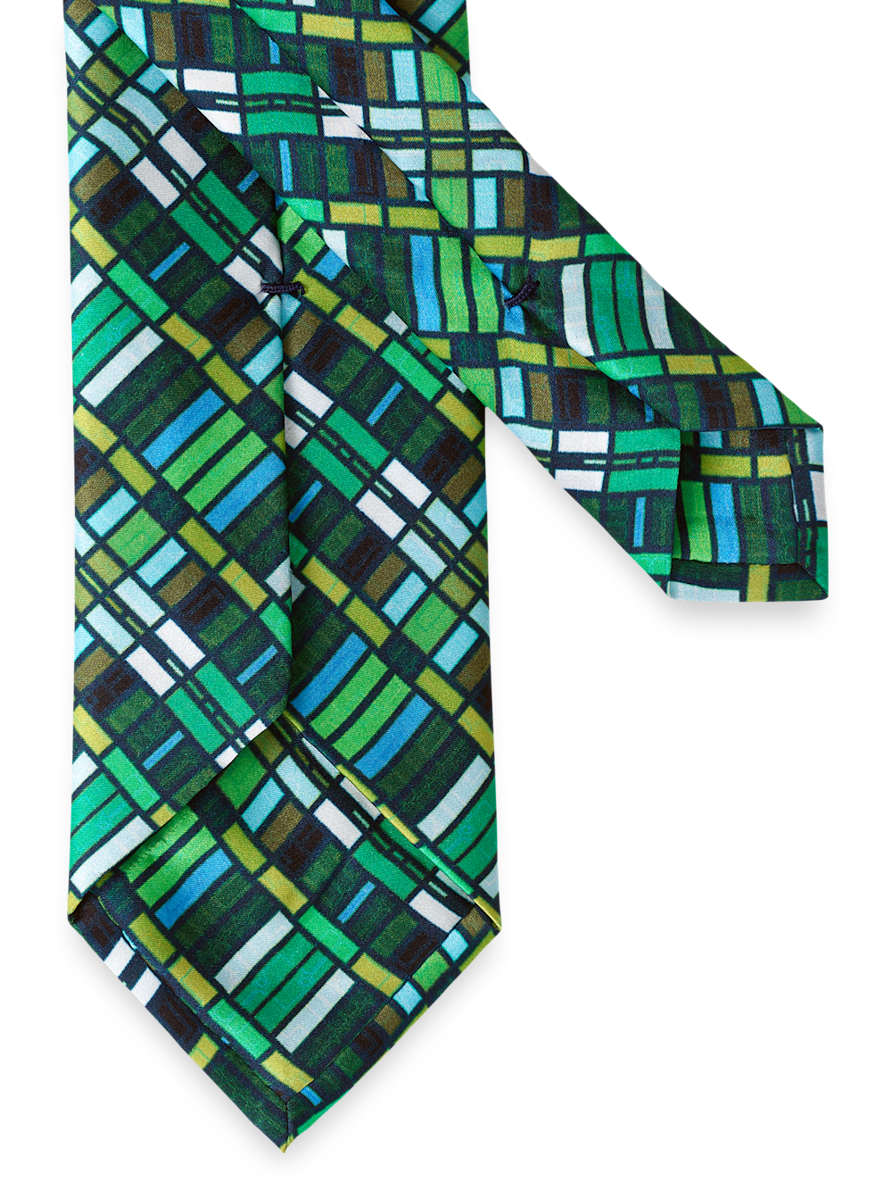 Alternate Image of Geometric Printed Italian Silk Tie-2