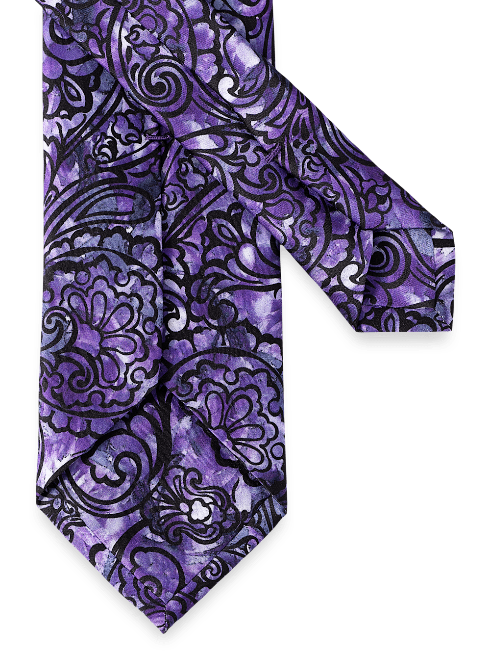 Alternate Image of Paisley Printed Italian Silk Tie-2